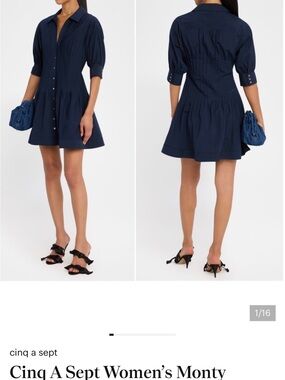 Nwt Cinq A Sept mini monty dress